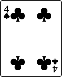 4 of clubs