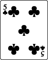 5 of clubs